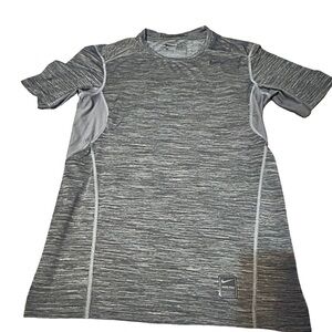 Nike Pro Dri-Fit Fitted Short Sleeve Compression Top Gray Men’s Small
